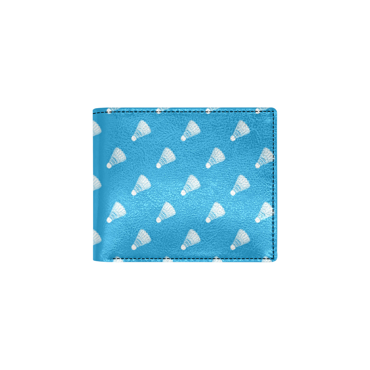 Badminton Ball Pattern Print Design 08 Men's ID Card Wallet