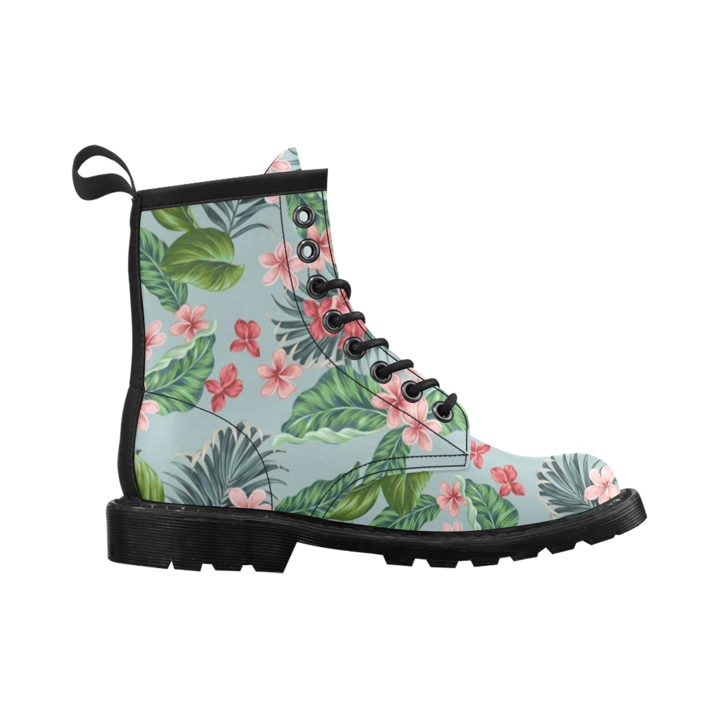 Plumeria Pattern Print Design PM027 Women's Boots