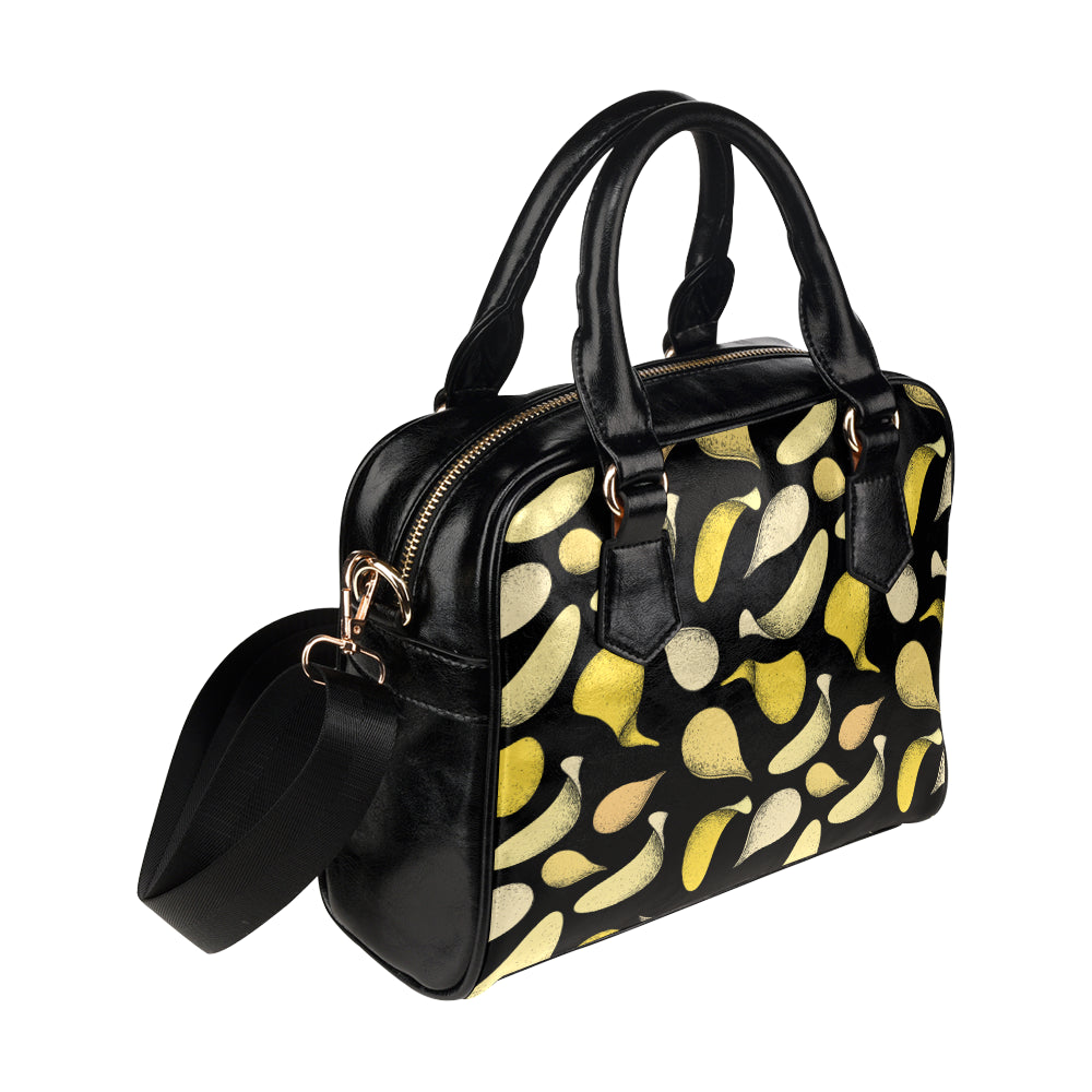 Potato Pattern Print Design A02 Shoulder Handbag