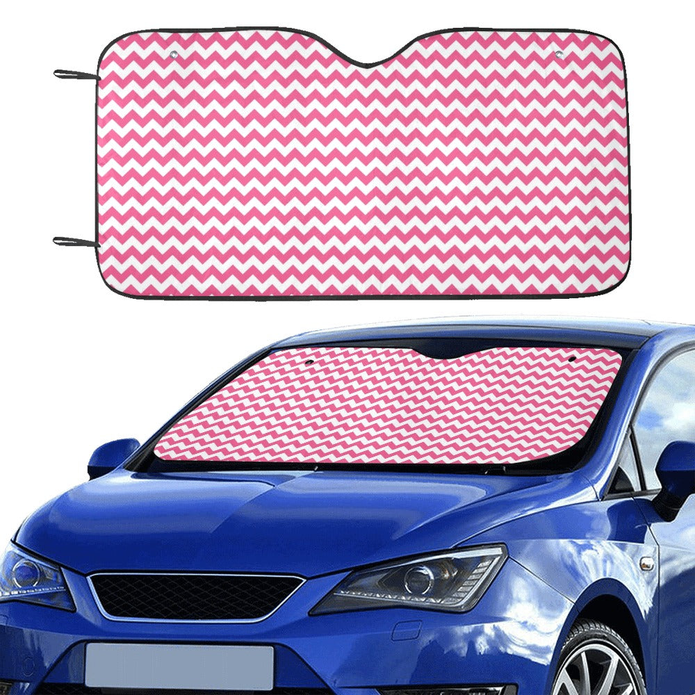 Chevron Print Design LKS402 Car front Windshield Sun Shade