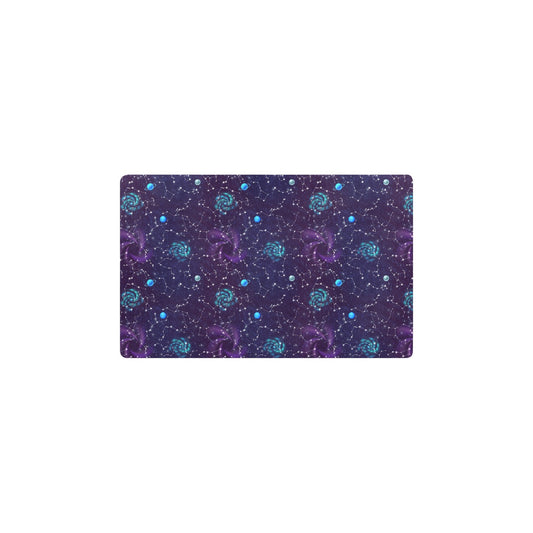 Zodiac Galaxy Design Print Kitchen Mat