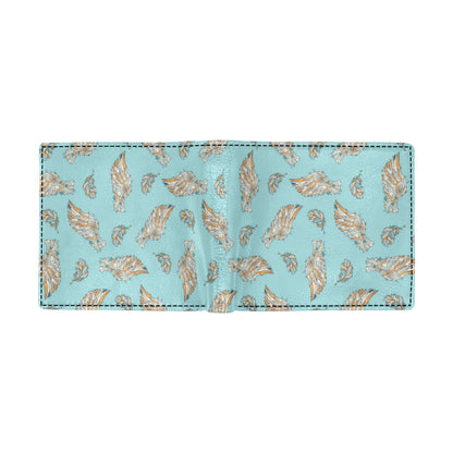 Angel Wings Pattern Print Design 03 Men's ID Card Wallet