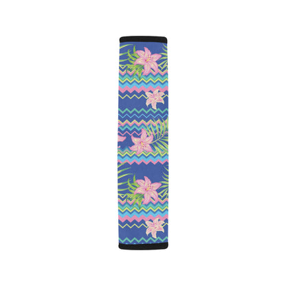 Lily Pattern Print Design LY015 Car Seat Belt Cover