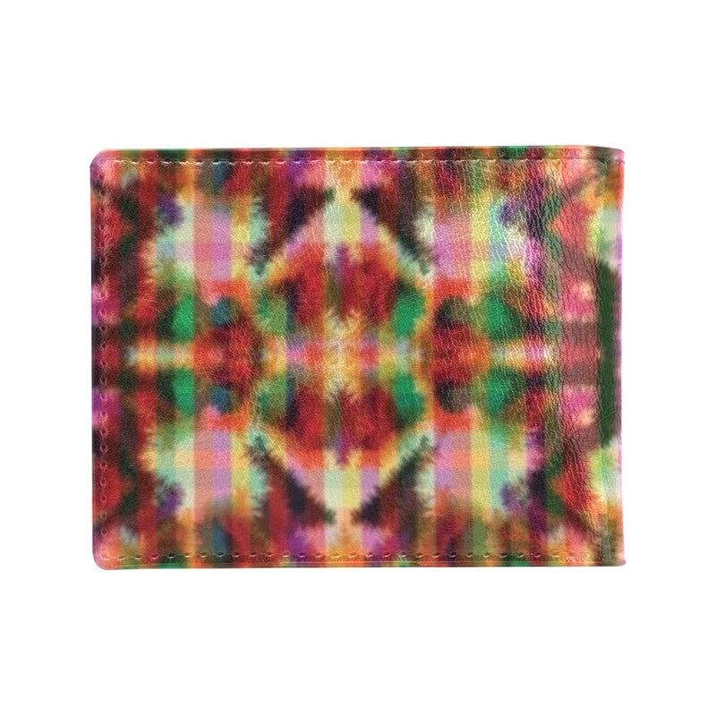 Tie Dye Print Design LKS301 Men's ID Card Wallet