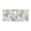 Gold Glitter Tropical Palm Leaves Men's ID Card Wallet