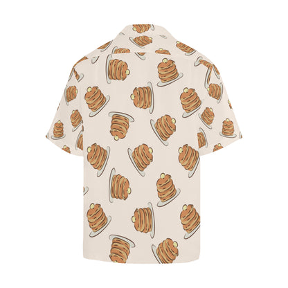 Pancake Pattern Print Design A01 Men's Hawaiian Shirt