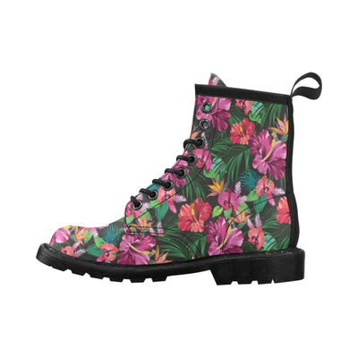 Hawaiian Flower Hibiscus tropical Women's Boots