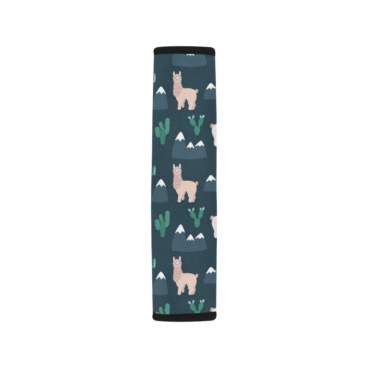 Llama Pattern Print Design 06 Car Seat Belt Cover