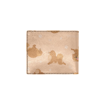 Pomeranians Pattern Print Design A06 Men's ID Card Wallet