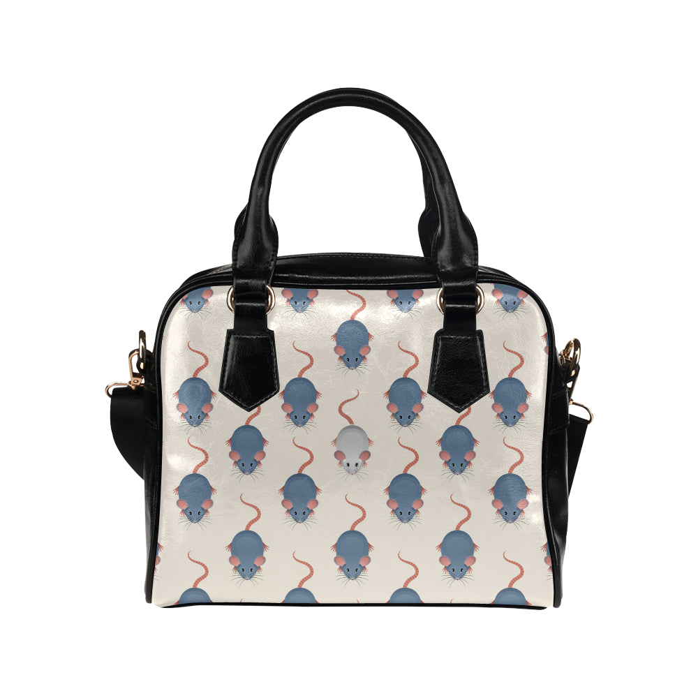 Rat Pattern Print Design 03 Shoulder Handbag