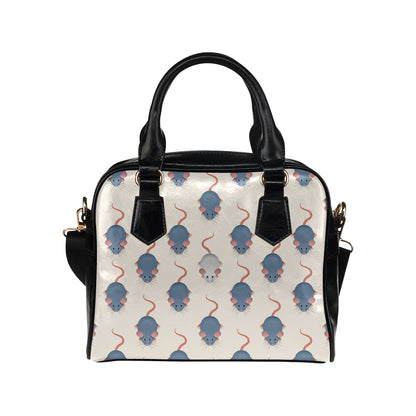 Rat Pattern Print Design 03 Shoulder Handbag
