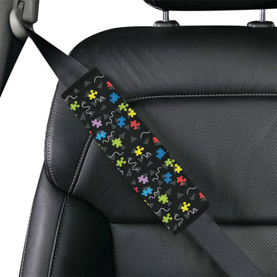 Autism Awareness Pattern Print Design 01 Car Seat Belt Cover