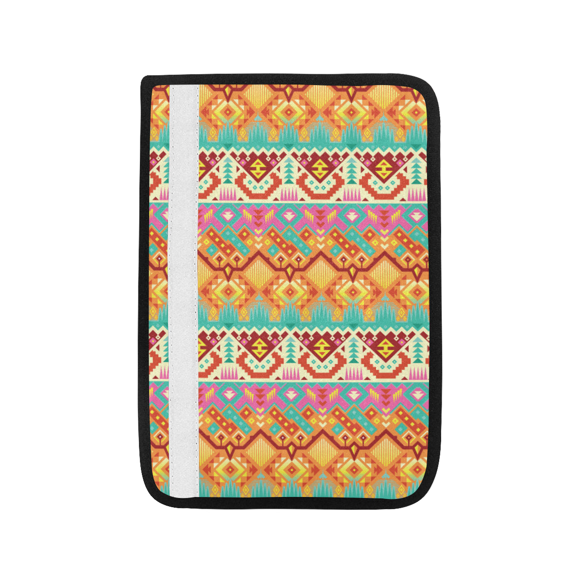 Aztec Pattern Print Design 03 Car Seat Belt Cover