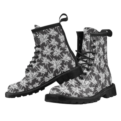 Palm Tree Pattern Print Design PT03 Women's Boots
