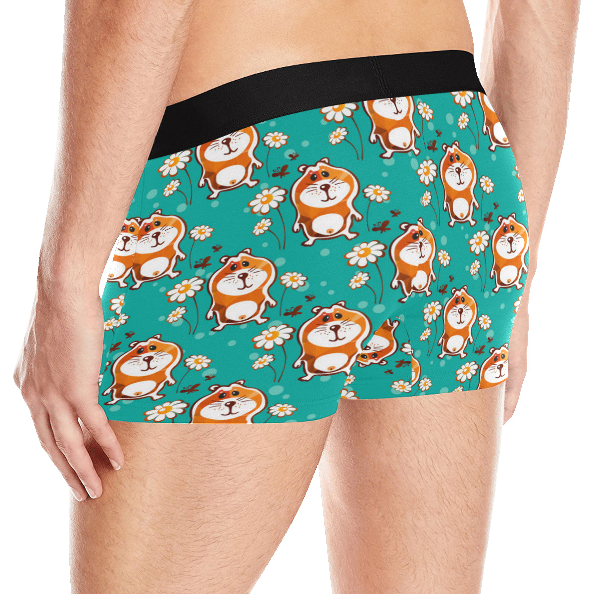 Hamster Pattern Print Design 01 Men's Boxer Briefs