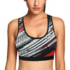 Racing Pattern Print Design A03 Sports Bra