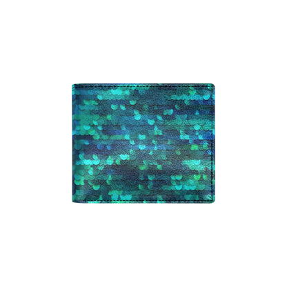 Mermaid Scales Pattern Print Design 06 Men's ID Card Wallet