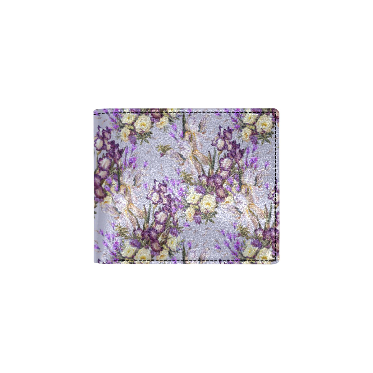 Iris Pattern Print Design IR07 Men's ID Card Wallet