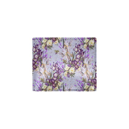 Iris Pattern Print Design IR07 Men's ID Card Wallet