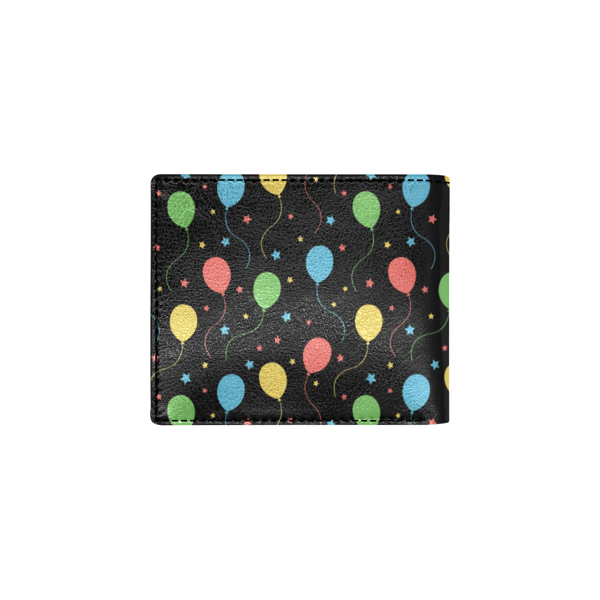 Ballon Colorful Pattern Print Design 04 Men's ID Card Wallet