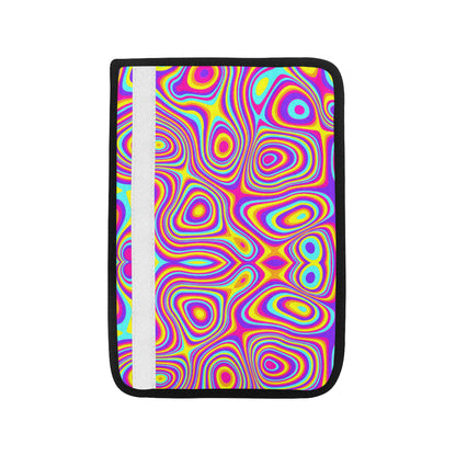 Liquid Pattern Print Design 06 Car Seat Belt Cover