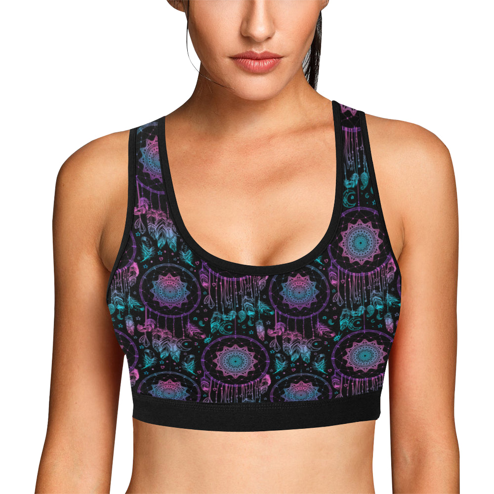 Dream catcher boho mandala Sports Bra