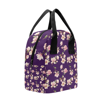 Magnolia Pattern Print Design MAG02 Insulated Lunch Bag