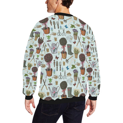 Gardening Pattern Print Design G01 Men Long Sleeve Sweatshirt