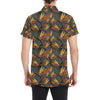 Bird Of Paradise Pattern Print Design 01 Men's Short Sleeve Button Up Shirt