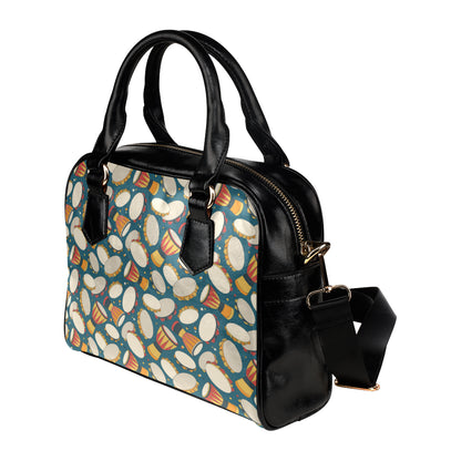 Tambourine Pattern Print Design 01 Shoulder Handbag