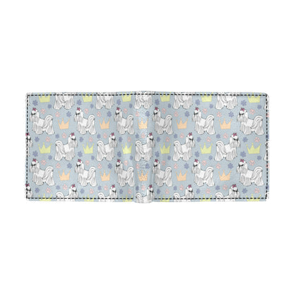 Maltese Pattern Print Design 04 Men's ID Card Wallet