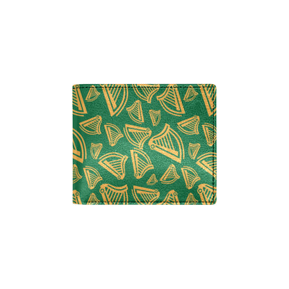 Harp Pattern Print Design 03 Men's ID Card Wallet