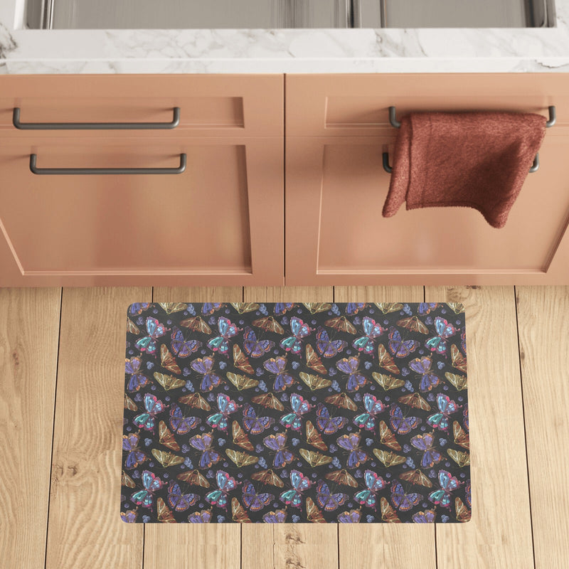 Butterfly Pattern Print Design 013 Kitchen Mat