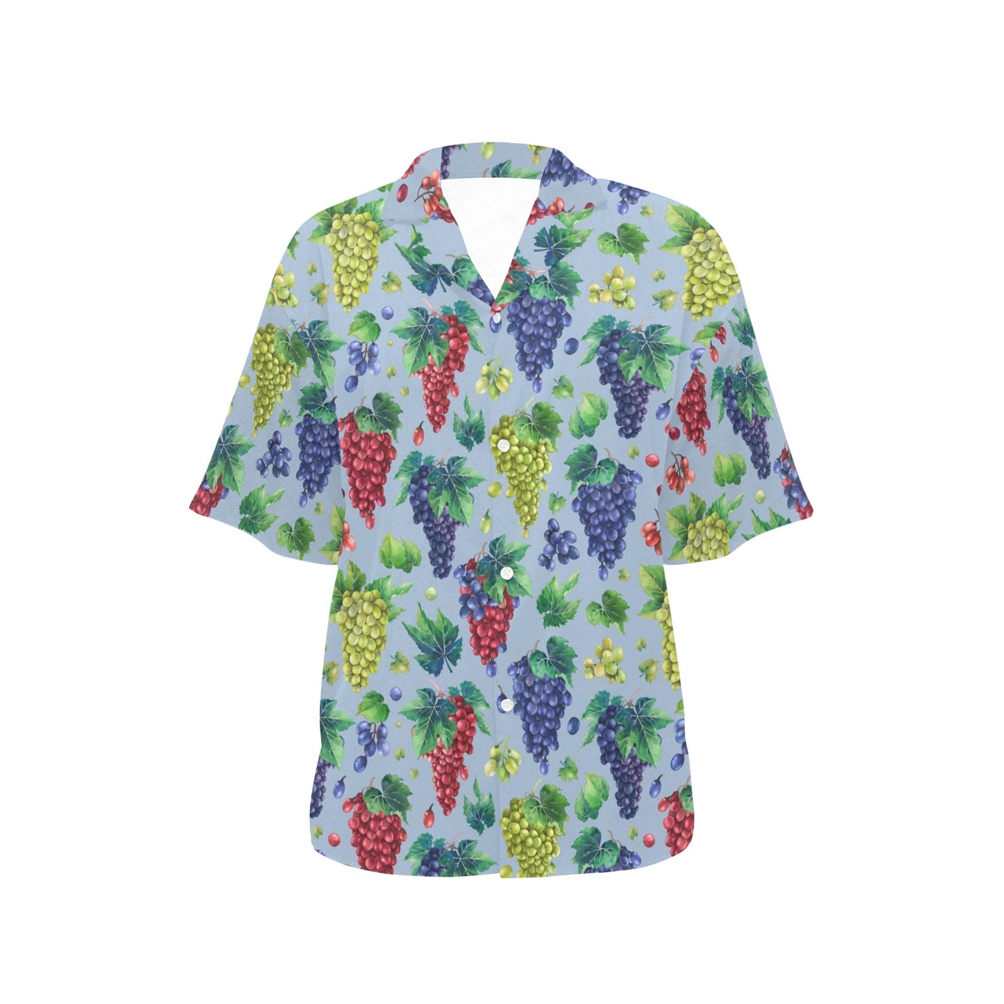 Grape Pattern Print Design GP06 Women's Hawaiian Shirt