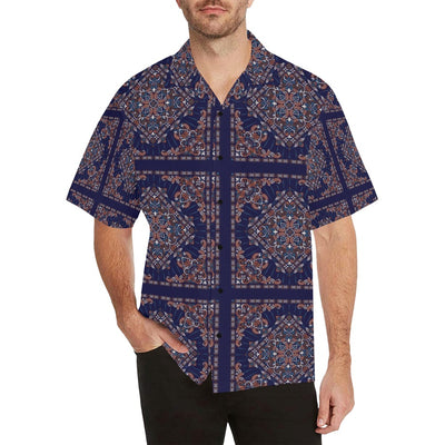 Bandana Print Design LKS3012 Men's Hawaiian Shirt