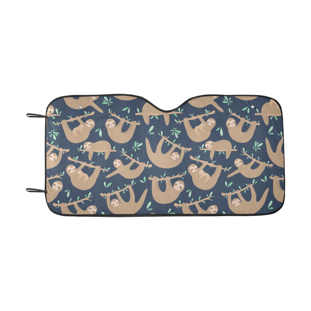 Sloth Print Design LKS307 Car front Windshield Sun Shade