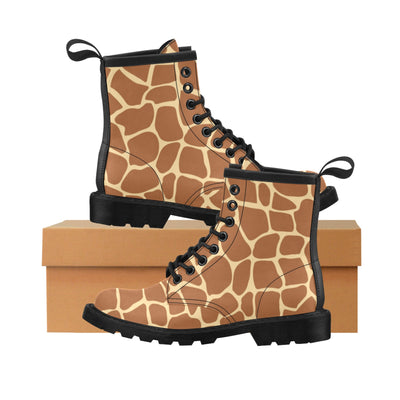 Giraffe Texture Print Women's Boots