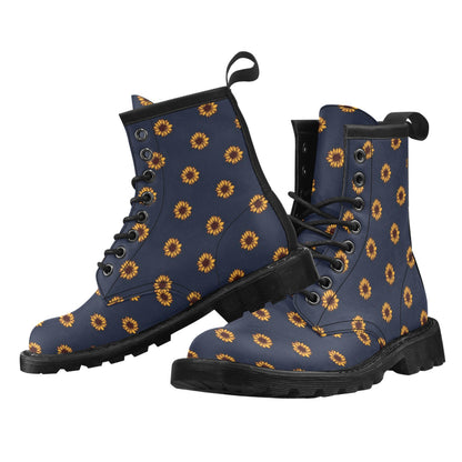 Sunflower Print Design LKS304 Women's Boots