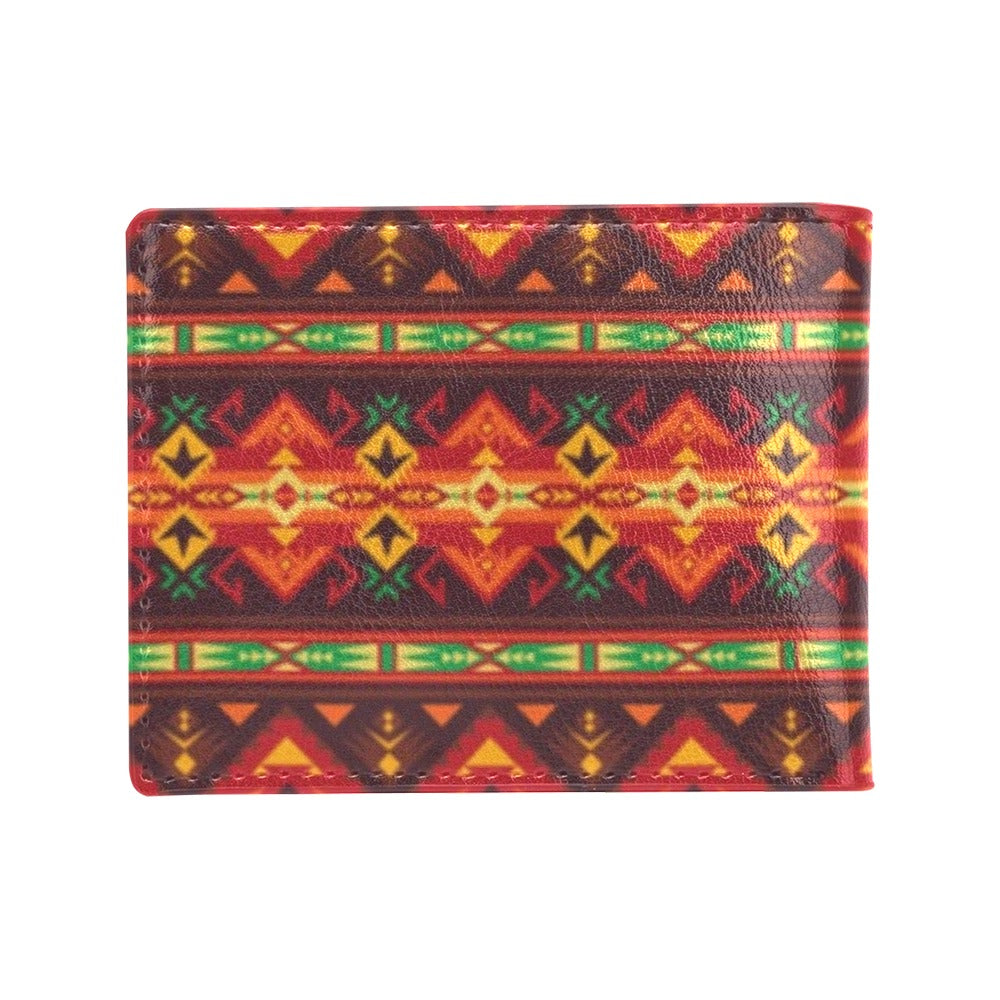 Southwest Pattern Print Design LKS309 Men's ID Card Wallet
