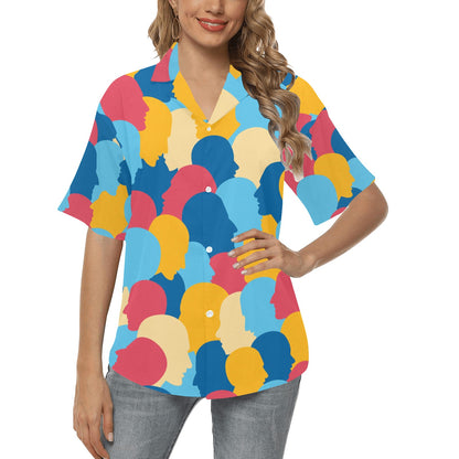 Psychology Pattern Print Design A02 Women's Hawaiian Shirt