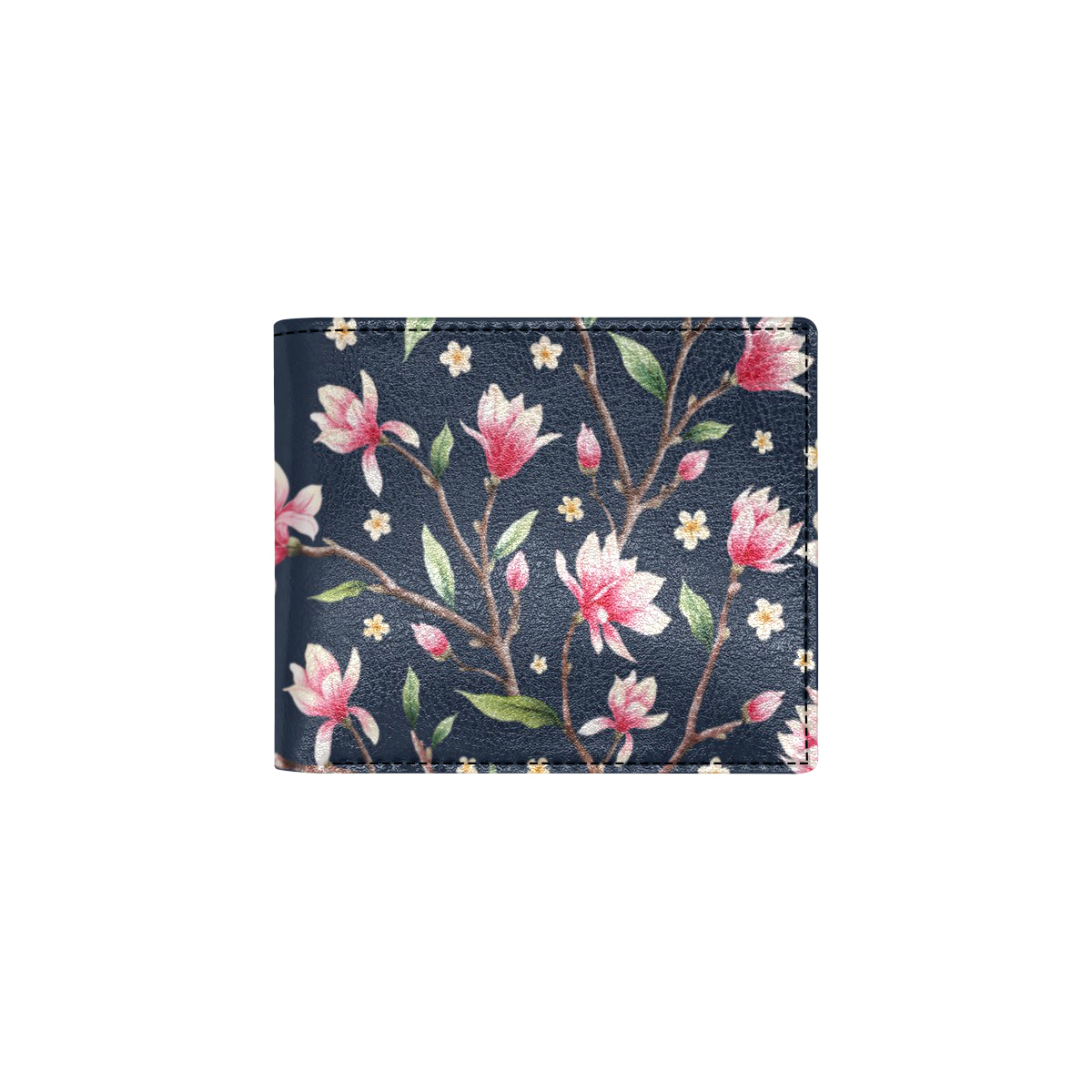 Magnolia Pattern Print Design MAG09 Men's ID Card Wallet