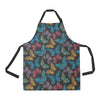 Butterfly Mandala Style Apron with Pocket