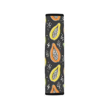 Papaya Pattern Print Design PP05 Car Seat Belt Cover