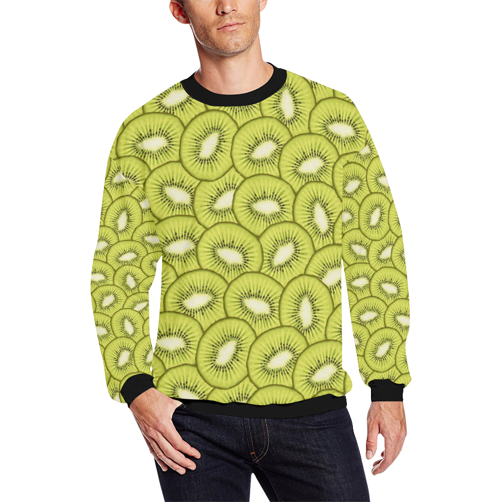 Kiwi Pattern Print Design KW07 Men Long Sleeve Sweatshirt