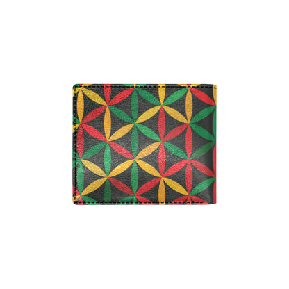 Rasta Pattern Print Design A04 Men's ID Card Wallet