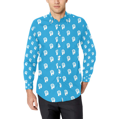 Psychology Pattern Print Design A03 Men's Long Sleeve Shirt