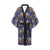 Sea Turtle Pattern Print Design T05 Women Kimono Robe