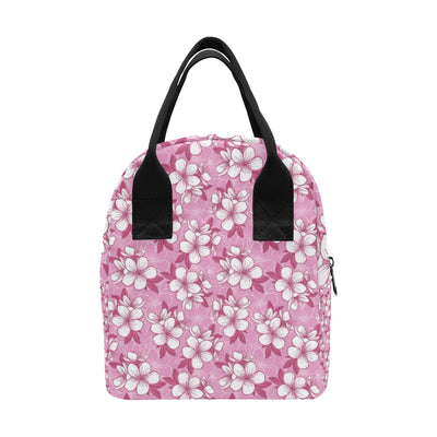 Cherry Blossom Pattern Print Design CB02 Insulated Lunch Bag