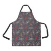 Dragonfly Pattern Print Design 01 Apron with Pocket