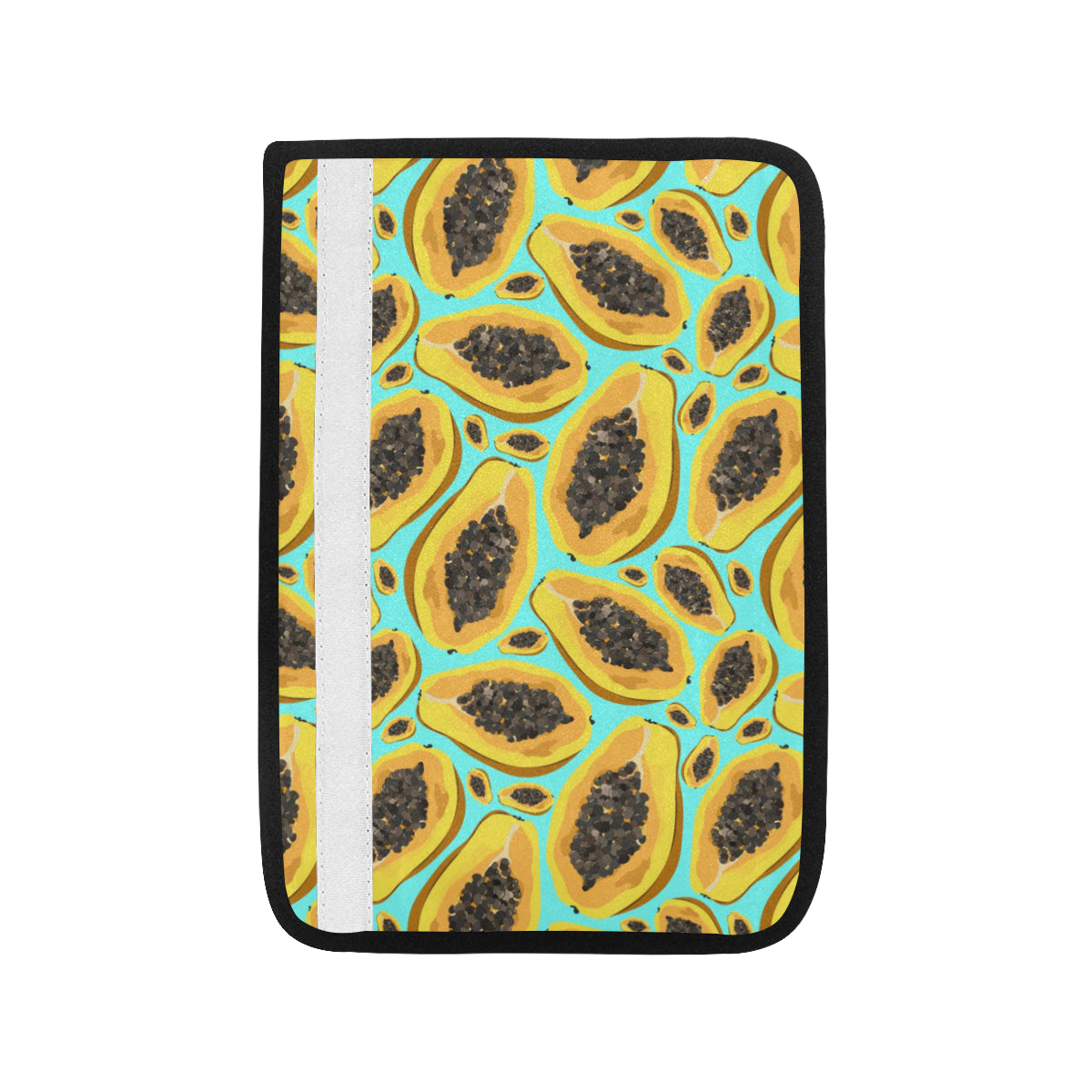 Papaya Pattern Print Design PP03 Car Seat Belt Cover